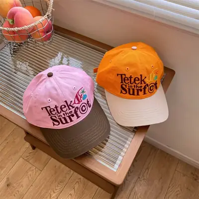 Women Sun-Proof Tawk Cap Set with Embroidered Design