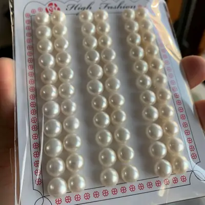 Zhuji Freshwater Pearl Beads Wholesale Half-Drilled Bun-Shaped Beads