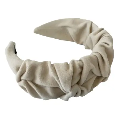 South Korea Pleated Hair Pressing Headband Solid Color