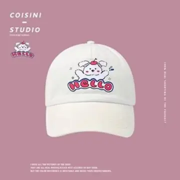 Pink Coisyini Puppy Baseball Cap for Girls