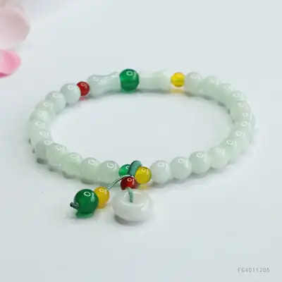 Guan Yu Jade Bracelet Ethnic Style Factory Wholesale Dropshipping