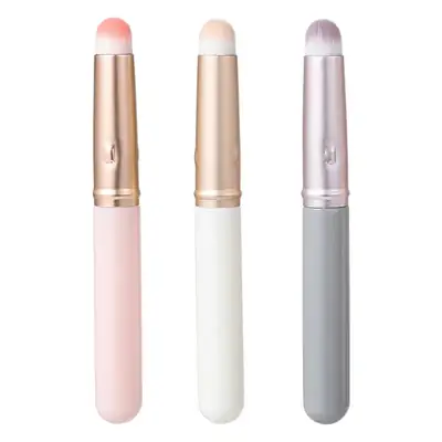 Mini Lip Brush Set of 5 Rose Gold & Pink