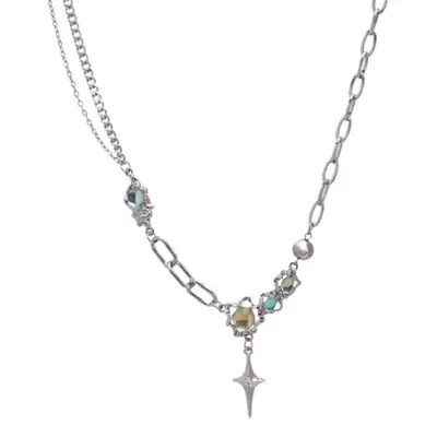 Moonstone Mango Star Necklace for Women