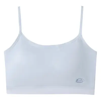 Pure Cotton Girl's Bra Second Stage All-In-One Cup Junior High School Sports Vest Youthful High School Student Development Period Intimates