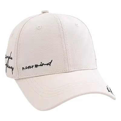 Black Korean Style Peaked Cap for Men Women