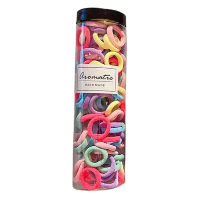 7-in-1 Rubber Hair Bands for Girls 100 Pcs