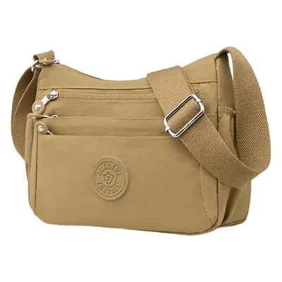 Women's Blue Waterproof Crossbody Bag Large Capacity