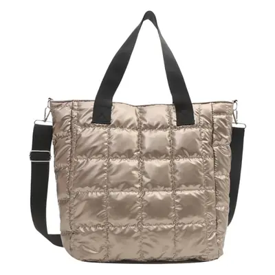 Women's Silver Puffer Shoulder Bag New 2024