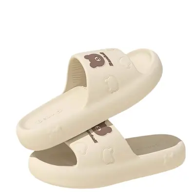 Cute Bear Design Slippers for Women Summer 2025