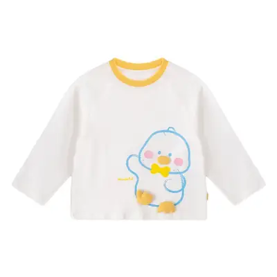 Dudu Baby Long Sleeve T-Shirt White Yellow