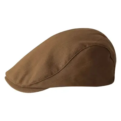 Women Duckbill Cap Brown Retro Forward Cap