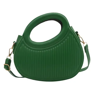 Green Vintage Striped Shoulder Bag for Women