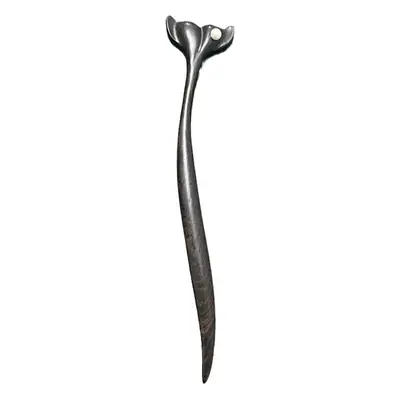 Vintage Ebony Fish Tail Chopsticks for Updo
