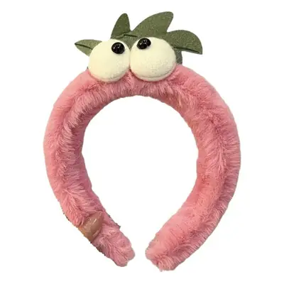 Plush Cartoon Eye Headband for Girls