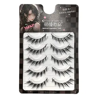 False Eyelashes for Natural Look 15mm Curved