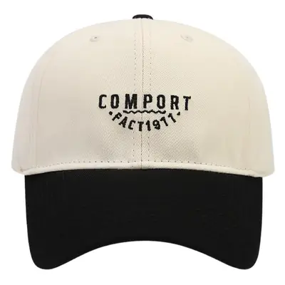 Men's Comfort Factor Peaked Cap Black White