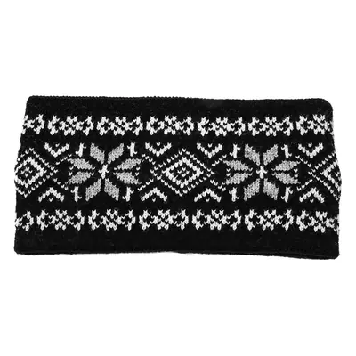 Black Knitted Wool Hair Band for Women