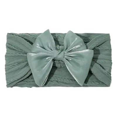 Green Baby Bow Headband for Girls