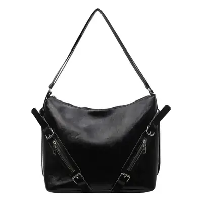 Women Retro Solid Color Shoulder Crossbody Tote Bag 2024