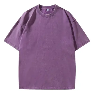 Men's Brown Retro Snowflake Cotton T-Shirt