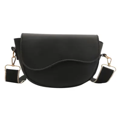 Black Textured Shoulder Bag for Women 2024
