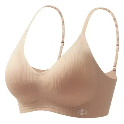 Red Fixed Cup Push-Up Bra for Women