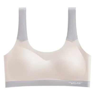 Adolescent Girl Ice Silk Seamless Sports Bra Vest