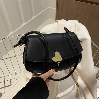 Black Cat Design Shoulder Bag for Women 2024