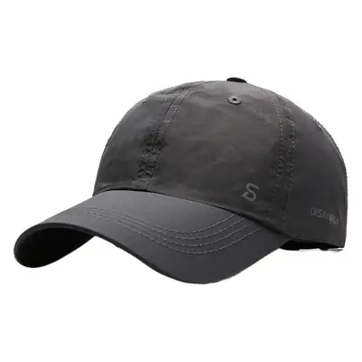 Gray Baseball Cap with Logo for Kids & Men