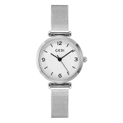 Women's Rose Gold Mesh Watch with Quartz Movement