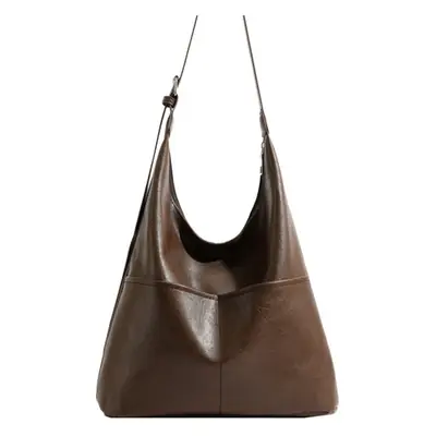 Black PU Leather Shoulder Bag for Women 2024 New Style