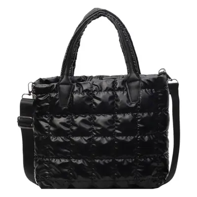 Black Quilted Shoulder Bag for Women 2024