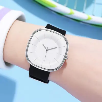 Women's Japanese-style Silicone Watch Light Blue