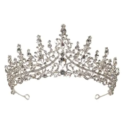 European Rhinestone Bridal Tiara Crown Accessory