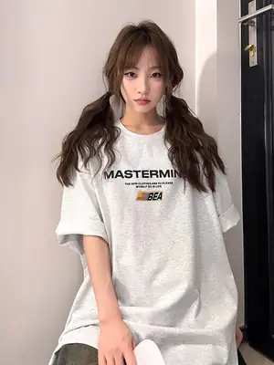 Women Black Mastermind Printed T-Shirt Short Sleeve