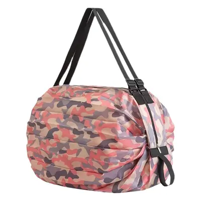 Foldable Waterproof Shopping Bag Large Capacity Camo Pattern