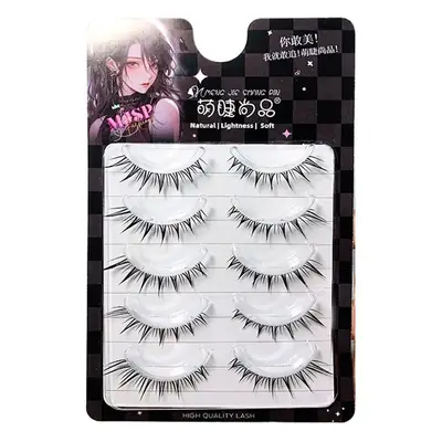 False Eyelashes for Natural Look, 1 Pc, Curling & Waterproof