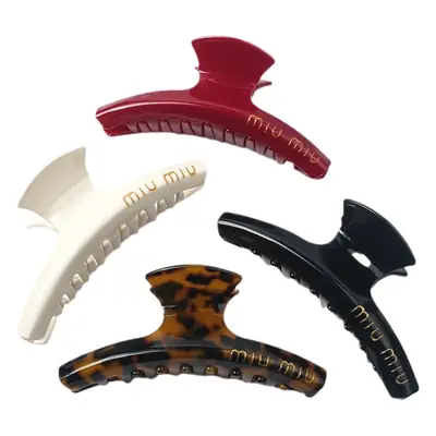 Oversized Japanese Hair Grip Clip with MIU Design