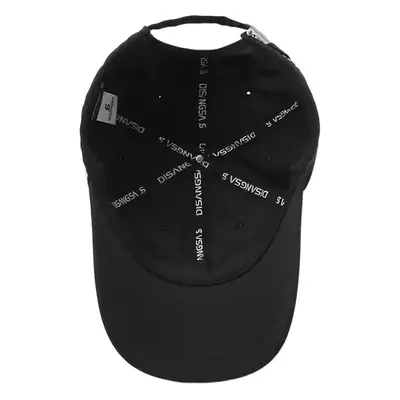 Men's Black Curved Eaves Cap with Logo