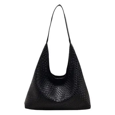 Western Style Large Capacity Woven Shoulder Bag 2024
