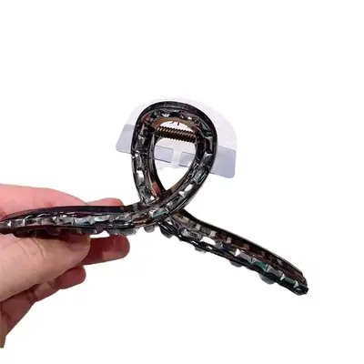 Crystal Shark Clip 13cm Ponytail Hair Accessory