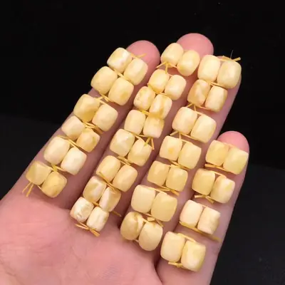 Natural Beeswax Beads for Women & Girls