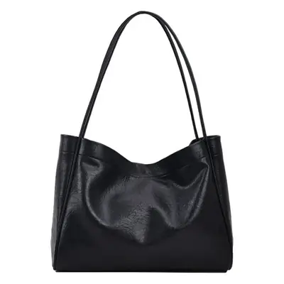 Women's Brown Leather Shoulder Bag Large Capacity Retro Class