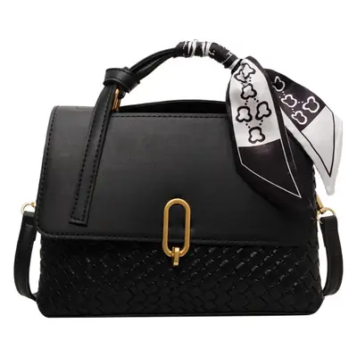 2023 Retro Women Shoulder Messenger Bag Brown White Quilted