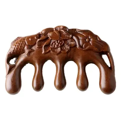 Golden Silk Lotus Fish Scalp Massage Comb