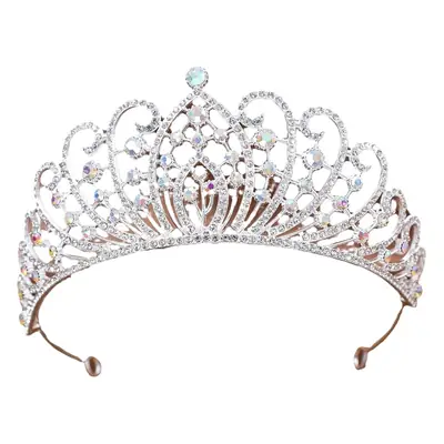 Full Diamond Crown Princess Hair Accessory for Weddings