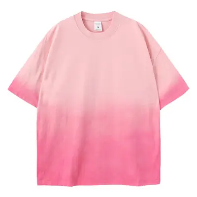 Men Women Aqua Blue Gradient Oversize T-Shirt