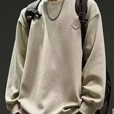 Men's Grey Logo Sweatshirt with Backpack
