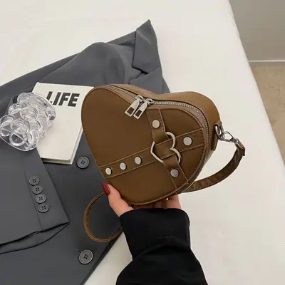 Heart Shaped Crossbody Bag for Women 2026