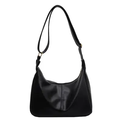 Brown Leather Shoulder Crossbody Bag Large Capacity 2026